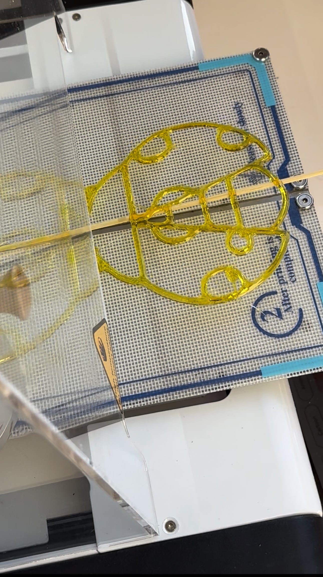 the sugar printer lollipop machine printing a ladybug lollipop